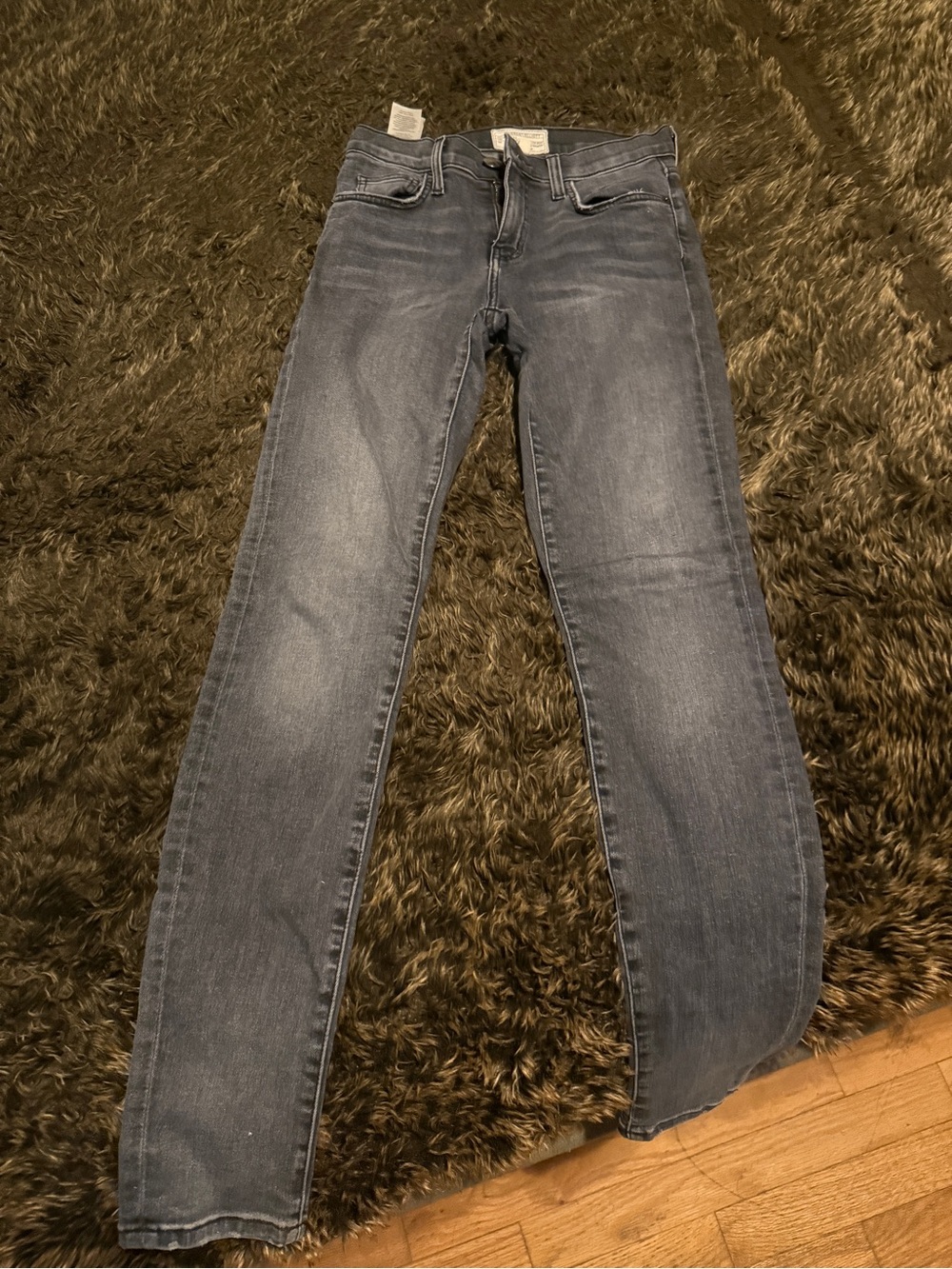 Current/Elliott Women's Skinny Jeans in Faded Black/grey